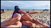 Painful public anal insemination!